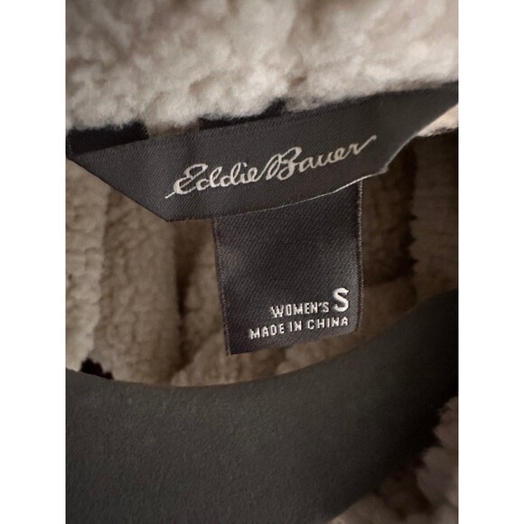 Eddie Bauer Jacket Women’s Sherpa Lined Cardigan Supreme Comfy  Size Small - Picture 6 of 8